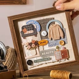 30pcs Creative Embossed Sweet Little Things Stickers for Card Photo Frame Decor Scrapbook Collage Handmade Materials