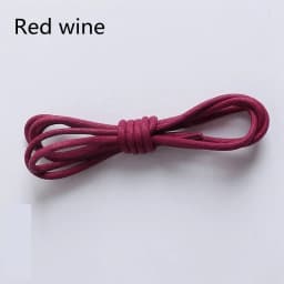 1Pair Waxed Cotton Round Shoe laces Leather Waterproof ShoeLaces Men Boots Shoelace Shoestring Length 80/100/120/140CM P2