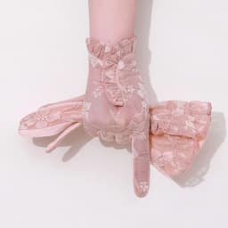 Women Summer Thin Lace Ruffle Edge Short Sexy Sunscreen Breathable Anti-skid Touch Screen Cycling Driving UV Gloves