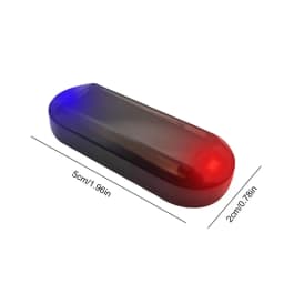 Fake Car Solar Alarm LED Flashing Car Security Alarming Lamp Wireless Warning Anti-Theft Caution Lamp Flashing