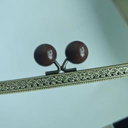 10pcs 20.5cm Big Candy Bead Metal Purse Frame Square Embossed Antique Bronze Lace Coin Purse Frame Kiss Clasp Accessory