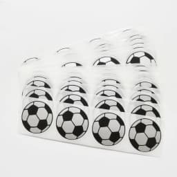 25mm, 1" Inch Round Football Pattern Scratch Off Stickers Blank For Secret Code Cover Home Game Wedding
