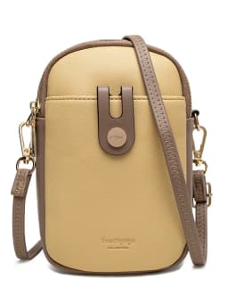 2026 Spring and Summer New Mobile Phone Bag Female Japanese and South Korean PU Soft Small Fresh High-Grade Fashion Zipper Large