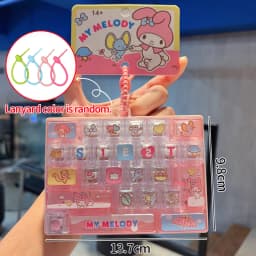 키캡 클릭커 26-key Keycap Clicker Keychain Keyboard Key Caps Keychains for Bag Charms Cartoon Anti-stress Keycaps Pendant Xmas Gifts