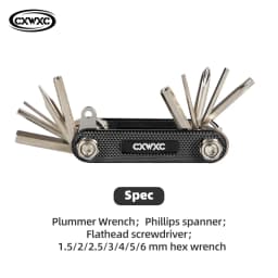 Giyo 12 in 1 Bicycle Repair Tools Kit Portable MTB Bike Mini Cycling Multitool Hex Spoke Screwdrivers Tyre Lever Allen Wrench