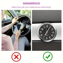 New Mini Car Clock Universal Car Dash Clock Luminous Internal Stick-On Digital Watch Mechanics Quartz Clock Car Accessories