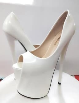 Spring Autumn 2024 Sexy Stilettos 19cm Thin High-Heeled Patent Leather Platforms Shoes Woman Evening Party Gold Red Pink Pumps