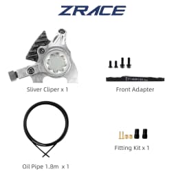 ZRACE M1 XG Flat Mount Brake for Flat Bar Gravel / BMX Raceing,Full CNC Lightweight, Front and Rear Flat Handler Bar Gravel