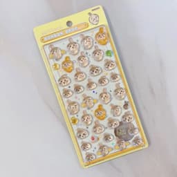 CKW 3D Jelly Crystal Stickers Cute Usagi Hachiware Jiikawa Decals Waterproof Stickers for Phone Case & Scrapbooking