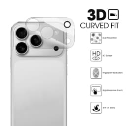 1-5Pcs Ultra Clear Tempered Glass For iPhone 18 Pro Max 18Pro Duo 17Pro Rear Lens Film HD Camera Protective Tempered Glass Cover