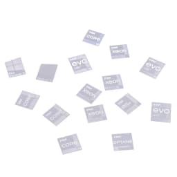 DIY Eleventh Generation 11th Generation Core I9 EVO I7 I5 Win10 Computer Sticker Notebook Label Laptop Metal Sticker