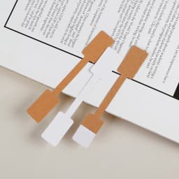100/200pc Square Price Tag for Jewelry Blank Display Sticker Card Self Adhesive Necklace Bracelet Mix 8 Colors Label Packaging