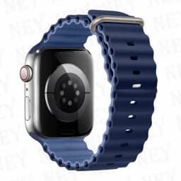 Ocean Band for Apple Watch Ultra 2 49mm 44mm 45mm 42mm 38/40/41mm silicone bracelet correa iwatch series 9 8 7 se 6 5 4 3 strap