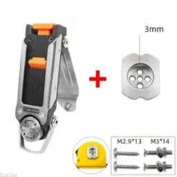 New Narrow Quick-hang Buckle with Bits Hook - for Tape Measure Electric Drill Modified Electrician
