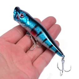 New Arrival 1 Pcs Big Popper Fishing Lures 9.5cm 12g 3d Eyes Bait Topwater Crankbait Wobblers Tackle Isca Poper Japan