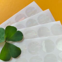 100pcs 15mm Transparent Hologram Sticker Security Seal Clear Holographic Universal SECURE GENUINE ORIGINAL AUTHENTIC VALID