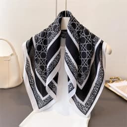 2026 New Red Cotton Linen Scarf Women's Small Square Fashion Neck Protection Versatile Gift for Mom Head Scarf