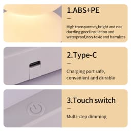 Rechargeable RGB Led Night Light Bedroom Table Lamp Party Lighting for Desk Living Room Bar Decor 16 Color Led Strip Lights