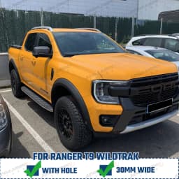 Fender Flares Wheel Arch For Ford Ranger Next Gen 2023 2024 2025 2026 Wildtrak with Parking Sensor Fender Flares Extend 6PCS SET