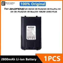 Baofeng UV-S9 Battery UV-5R+Plus UV-S9 Pro/V2 Walkie Talkie Li-ion Battery USB Charger 2800mAh For UV-10R BF-UVB3 Plus UV-5R Max