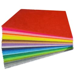 10*10/20*20/15*15*/20*30 40Sheets New Felt Cloth Non-woven Fabric Sewing Patchwork Needlework Material For DIY Dolls Crafts Toys