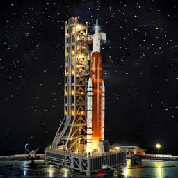 Hprosper LED Light for 10341 NASA Artemis Space Launch System Decorative Lamp With Battery Box (Not Include Building Blocks)