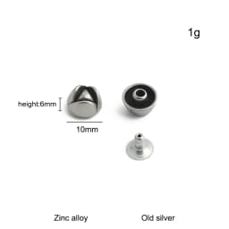 20/50/100PCS Old silver Flower/Round Conchos Screw Back Rivets For Bags Belt DIY Doll Clothes Sewing Riveting Button Accessories
