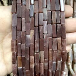 4*13MM Natural Stone Square Aventurine Tiger Eye Agates Crystal Jades Spacer Beads For Jewelry Making DIY Bracelet Accessories