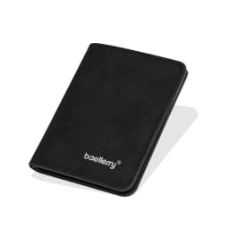 New Thin Sanded Leather Multi-Card Driver's License Card Holder Simple Casual Business Multi-Function Bifold Men's Short Wallet