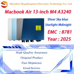 M4 Screen For MacBook Air Pro A3240 A3241 A3112 A3401 A3403 LCD Screen Display Space Black Sliver Starlight Sky Blue Replace