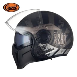 Modular Motorcycle Helmet Full Face Open Face Retro Helmets DOT ECE APPROVED CYRIL OP12A Capacete De Moto Masculino