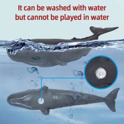 Big Size Soft Rubber Sea Life Simulation Action Figure Animal Model Toys for Children Kids Whale Figures Collection Educational