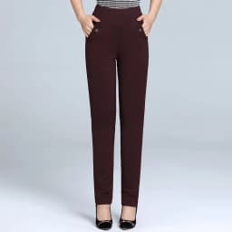 Women Pants 2023 Spring Fall Straight Pants Slim Casual Female Stretch Trousers black fashion Jeans office Trousers joggers