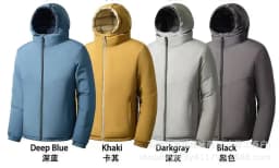 Men's Double-Sided Thick Cotton Pork Rib Jacket Loose Fit Autumn Winter Coat 2026 New Style