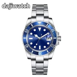 DIY Custom Automatic Watch Logo For Man High Quality NH35 Diving Mechanical Watches Sapphire Waterproof Ceramic Bezel 120 Click