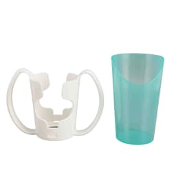 Elderly Care Cup Smoother Rim Patient Care Drinking Cup Mug Transparent Look Versatile Comfortable Use with Holder for Disabled