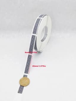 All Size Zebra SCRATCH OFF STICKER LABEL 1000pcs Pattern Tape In Rolls