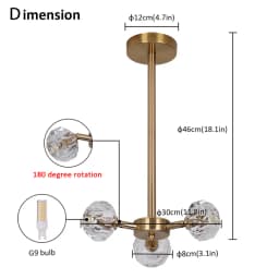 Modern Crystal Sconce Lamp G9 Wall Sconce Aisle Door Front Lights Sleeping Copper Wall Lights Bedside Lamp For Bedroom Fixtures