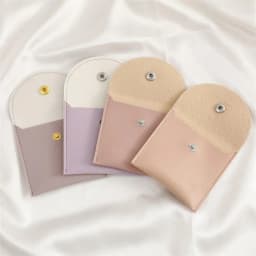 High-end PU Leather Jewelry Packaging Bags Flap Snap Necklace Ring Bracelet Earrings Gift Storage Jewelry Organizer Pouch Joyero