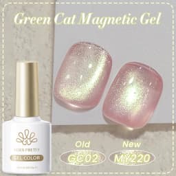 BORN PRETTY 10ml Auroras Glitter Cat Magnetic Gel Nail Polish Jelly Glass Bead Semi Permanent Soak Off UV LED Varnish Manicure