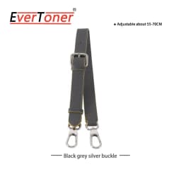 EverToner Bag Shoulder Strap For Long-champ Bag Adjustable Free Punching Modified Messenger Strap Leather Shoulder Strap