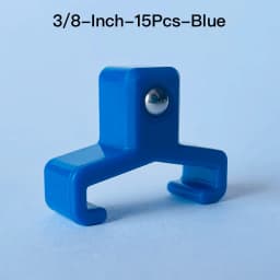 15Pack ABS Plastic Socket Organizer Rail Replacement Clips, 1/2 3/8 1/4 Drive Spring Loaded Ball Bearing Socket Holder Tool Rack