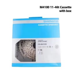 Shimano DEORE 10s CS-M4100 11-42T 11-46T 10 Speed Cassette For Mountain Bike Riding Parts Original