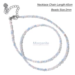 Hot 2mm Natural Crystal Beads Necklace Tiger Eye Stone Black Spinel Mix Quartzs Choker Clavicle Chains For Women Men Jewelry