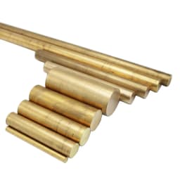 Solid Brass Round Bar Rods 1mm To 120mm