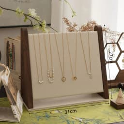 Jewelry Display Rack Walnut Earrings Necklace Rack High-end Combination Jewelry Store Display Photography Props