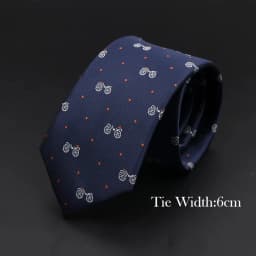 New Blue Red Printed Men's Tie Animal Anchor Air Balloon Pattern Slim Skinny Necktie Business Party Narrow Gravatas Male Tie