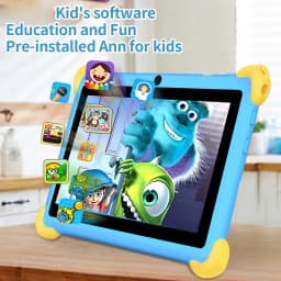 2026 New 7 Inch Cartoon Pattern Kids' tablets Quad Core 4GB RAM 64GB ROM 5G WiFi Learning Education Games Tablet Children's Gift