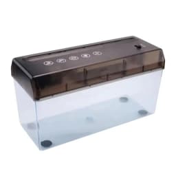 Mini Electric Paper Shredder A4 Portable Paper Cutter USB/Battery Powered Paper Invoice File Smasher Tool for Home Office School