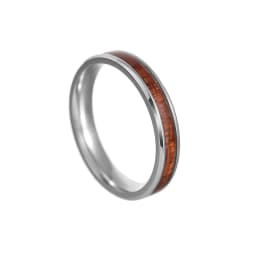 2022 New 4mm Women's Stainless Steel Wedding Ring Opal Meteorite Abalone Shell Ring Jewelry for Women's